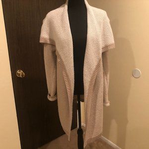 Wool style knit cardigan